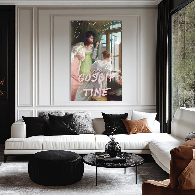 Gossip Time Cam tablo – Cam Tablo