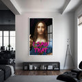 I Saw That Cam tablo – Beyaz Çerçeveli Cam Tablo