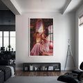 Mirror Thoughts Cam Tablo – Beyaz Çerçeveli Cam Tablo