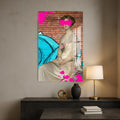 Pink Graffiti Cam Tablo – Cam Tablo