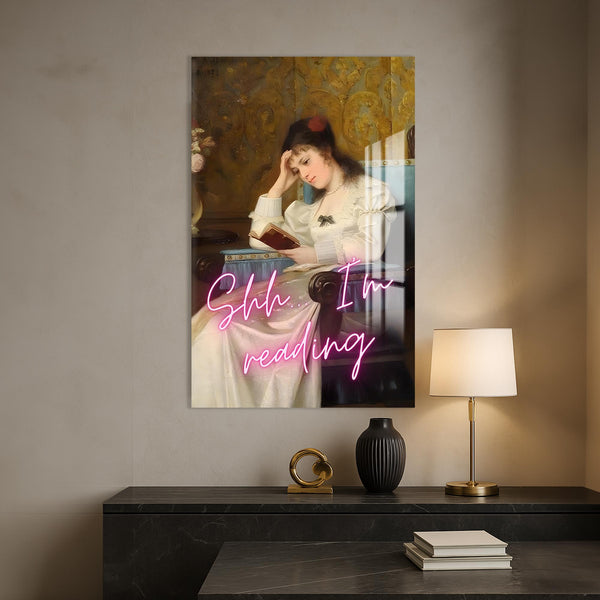 Shh I’m Reading Cam tablo