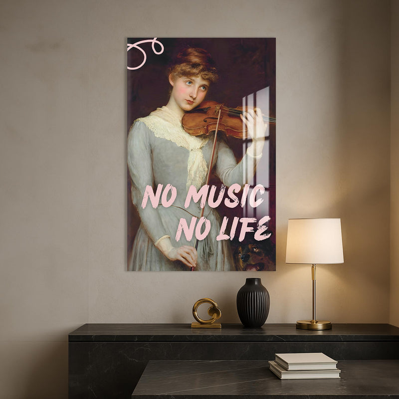 No Music No Life Cam Tablo – Cam Tablo