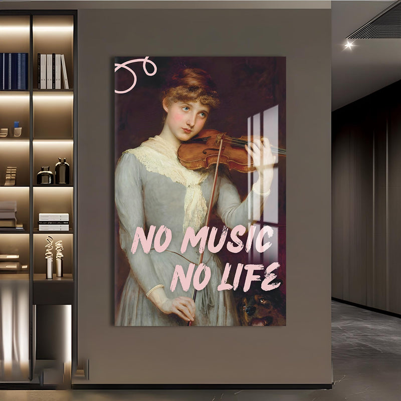 No Music No Life Cam Tablo – Cam Tablo
