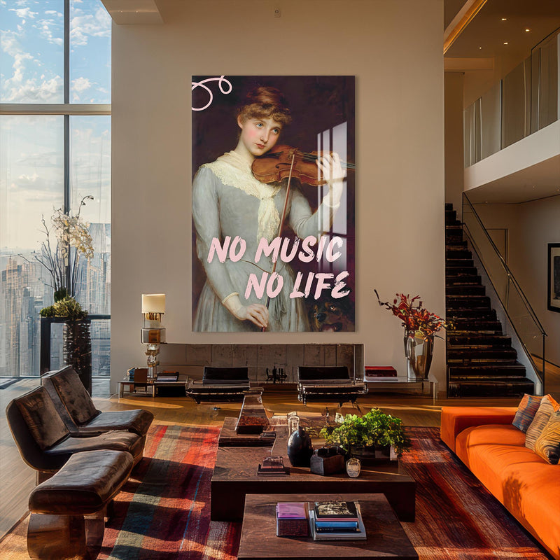 No Music No Life Cam Tablo – Cam Tablo