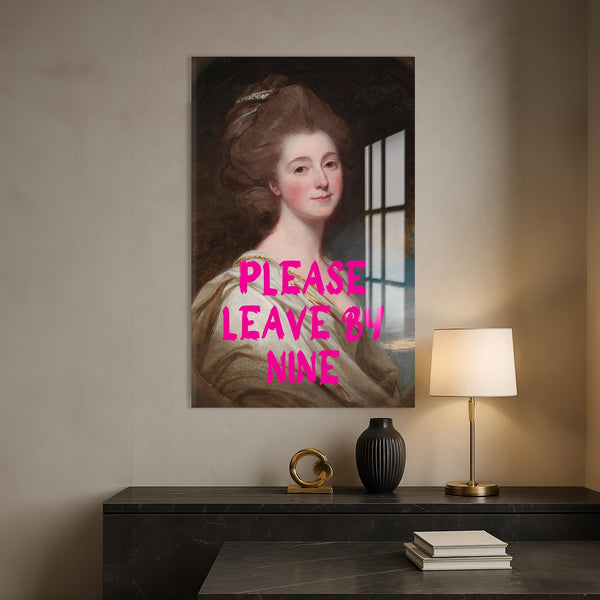 Please Leave by Nine Cam tablo