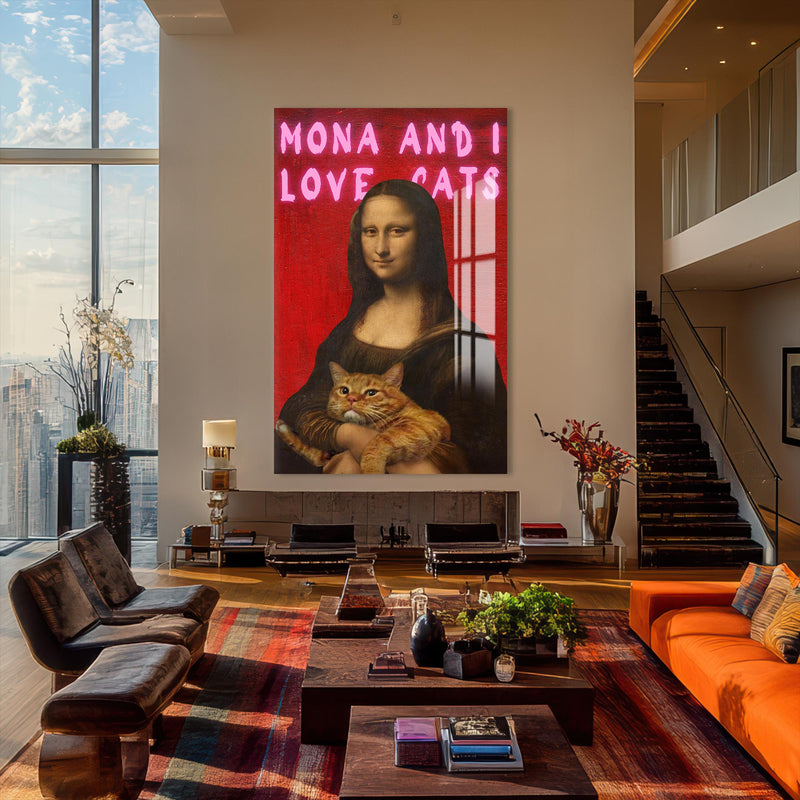 Mona and I Love Cats Cam tablo – Cam Tablo