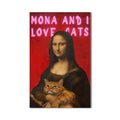 Mona and I Love Cats Cam tablo – Cam Tablo