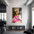 Slay Queen Cats Cam tablo – Beyaz Çerçeveli Cam Tablo