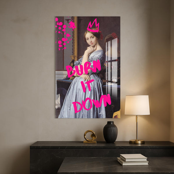 Burn It Down Cam tablo