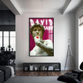 David Baby Cam tablo – Siyah Çerçeveli Cam Tablo