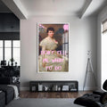 Don’t Tell Me What To Do Cam tablo – Beyaz Çerçeveli Cam Tablo