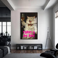 Today Is My Day Cam Tablo – Siyah Çerçeveli Cam Tablo