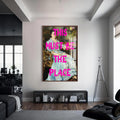This Must Be The Place Cam tablo – Ceviz Çerçeveli Cam Tablo