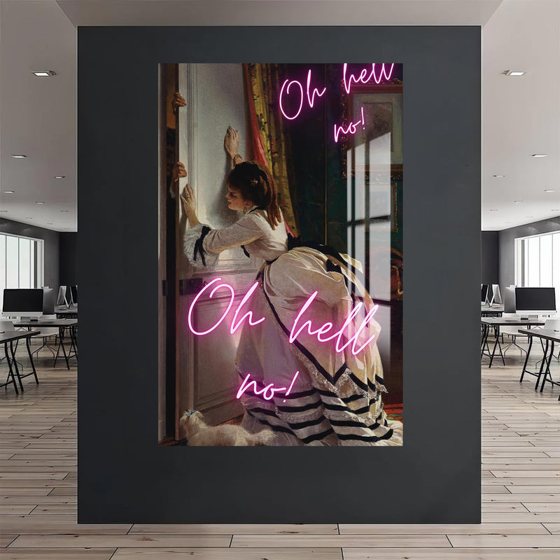 Oh Hell No Cam tablo – Cam Tablo