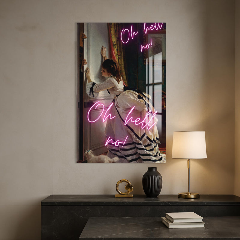 Oh Hell No Cam tablo – Cam Tablo