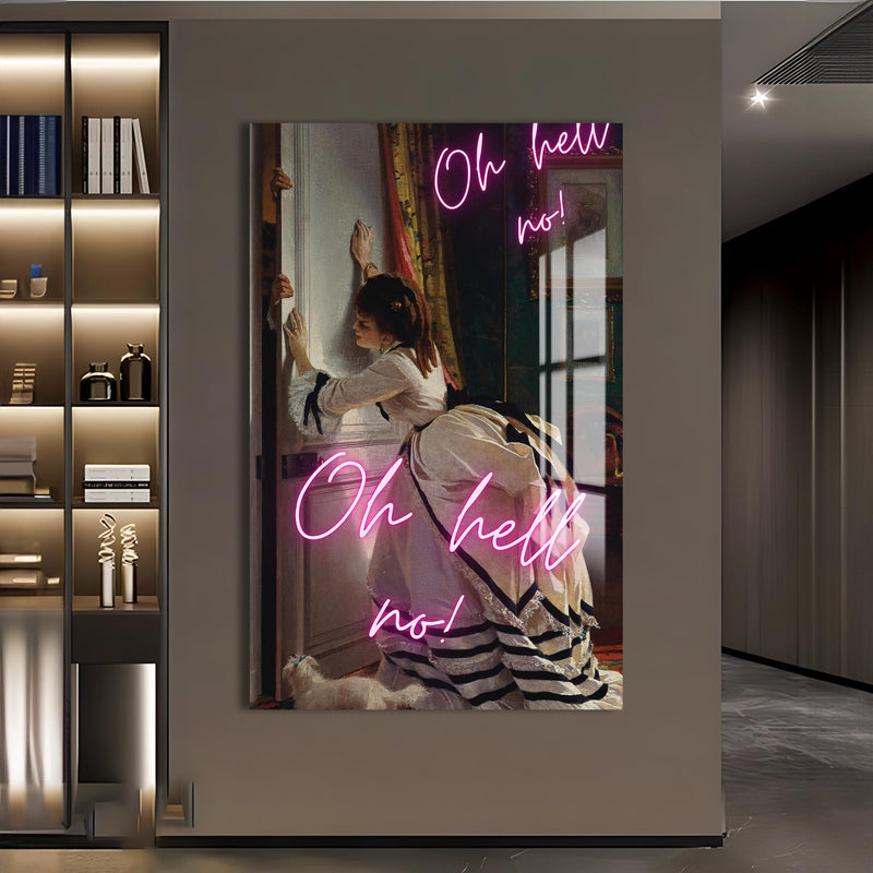 Oh Hell No Cam tablo – Cam Tablo