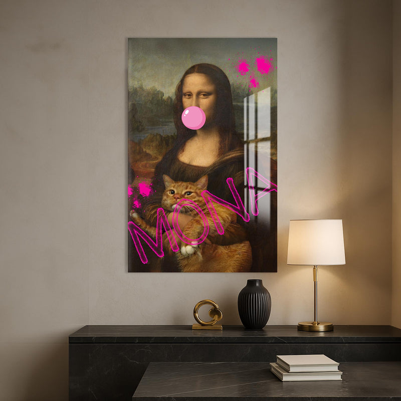 Mona Lisa’ya Cam tablo – Cam Tablo