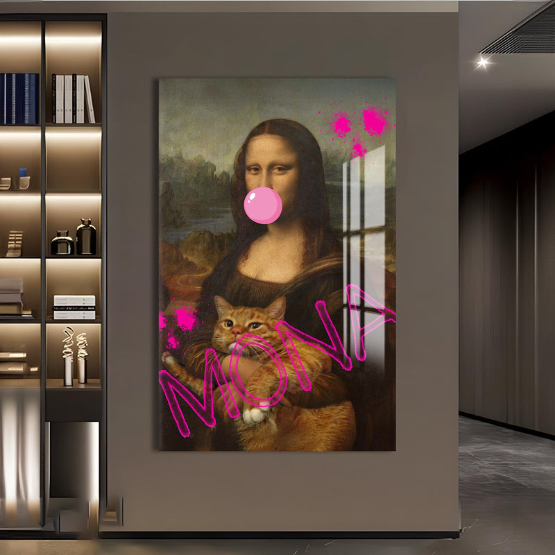 Mona Lisa’ya Cam tablo – Cam Tablo