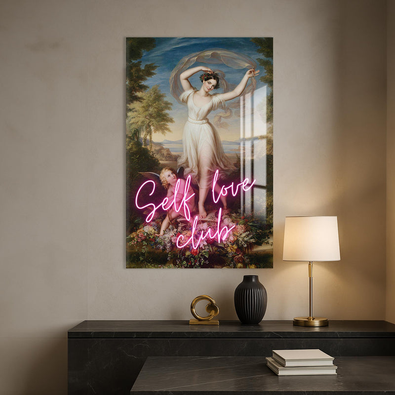 Self Love Club Cam tablo – Cam Tablo
