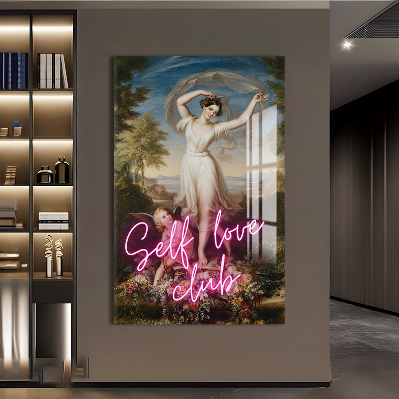 Self Love Club Cam tablo – Cam Tablo