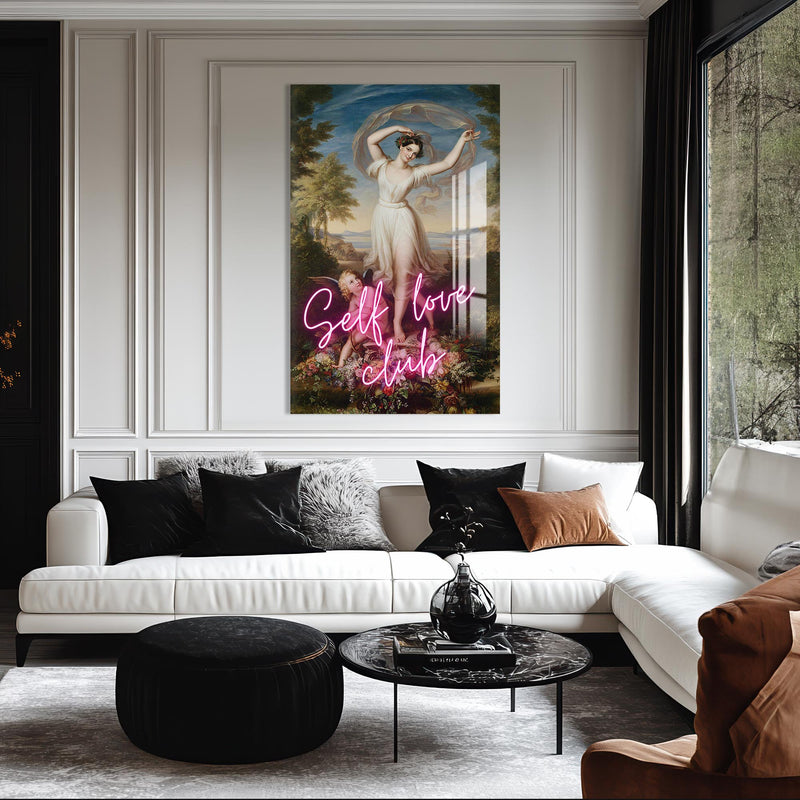 Self Love Club Cam tablo – Cam Tablo