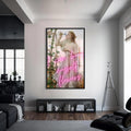 I Can Buy Myself Flowers Cam tablo – Siyah Çerçeveli Cam Tablo