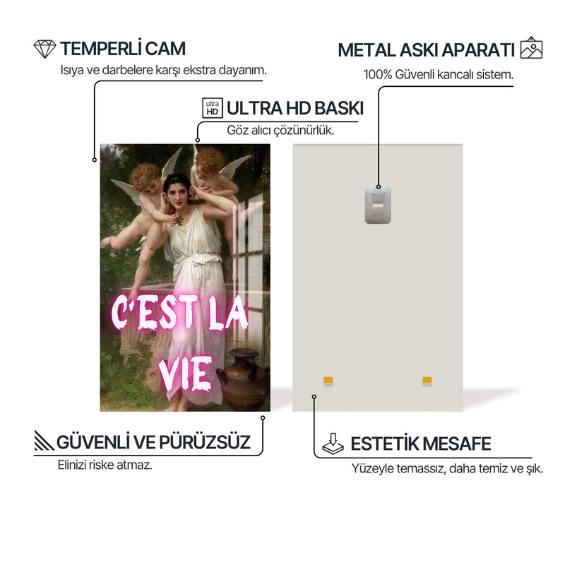 C’est La Vie Cam tablo – Cam Tablo