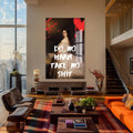 No Harm No Shit Cam Tablo – Cam Tablo