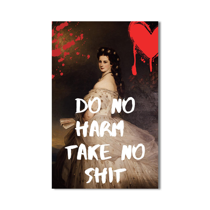 No Harm No Shit Cam Tablo – Cam Tablo