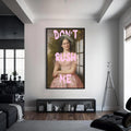 Don’t Rush Me Cam tablo – Siyah Çerçeveli Cam Tablo