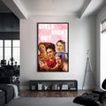 Girls Night Out Cam tablo – Siyah Çerçeveli Cam Tablo