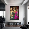 I Am My Own Muse Cam tablo – Siyah Çerçeveli Cam Tablo
