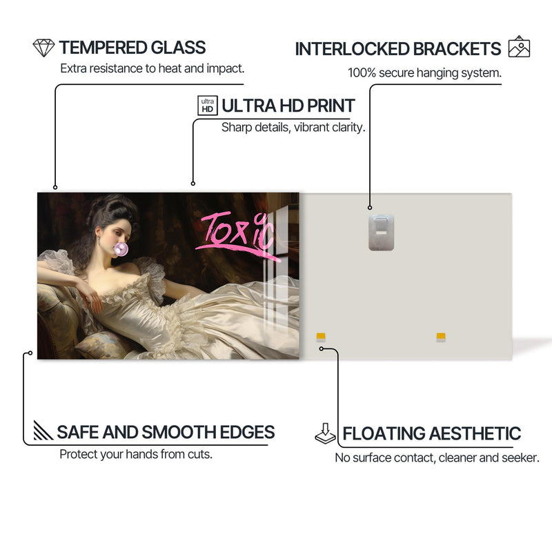 Toxic Cam tablo – Cam Tablo