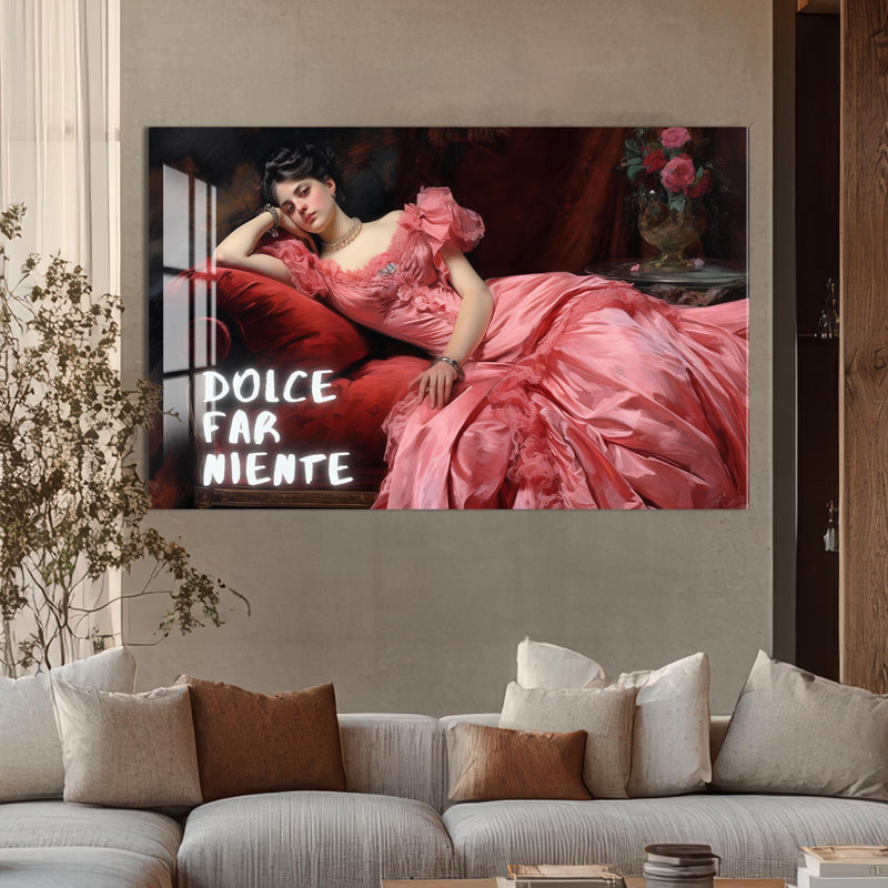 Dolce Far Niente Cam tablo – Cam Tablo