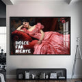 Dolce Far Niente Cam tablo – Siyah Çerçeveli Cam Tablo