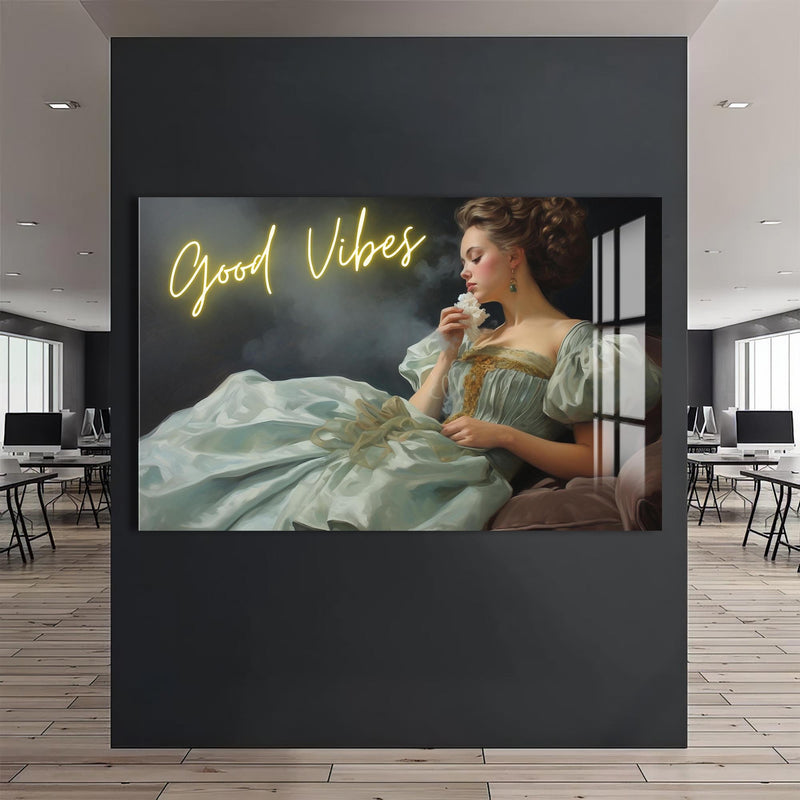 Good Vibes Cam tablo – Cam Tablo