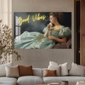Good Vibes Cam tablo – Cam Tablo