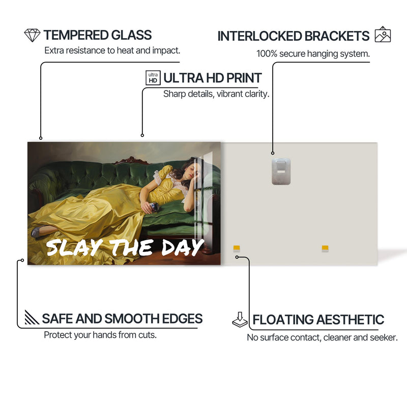 SLAY THE DAY Cam tablo – Cam Tablo