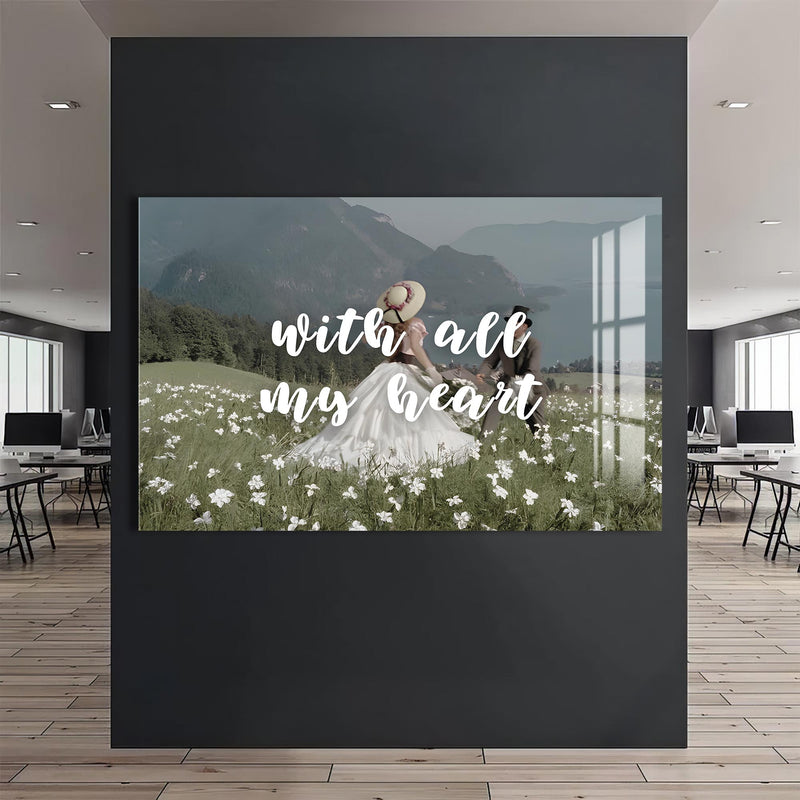 With All My Heart Cam tablo – Cam Tablo