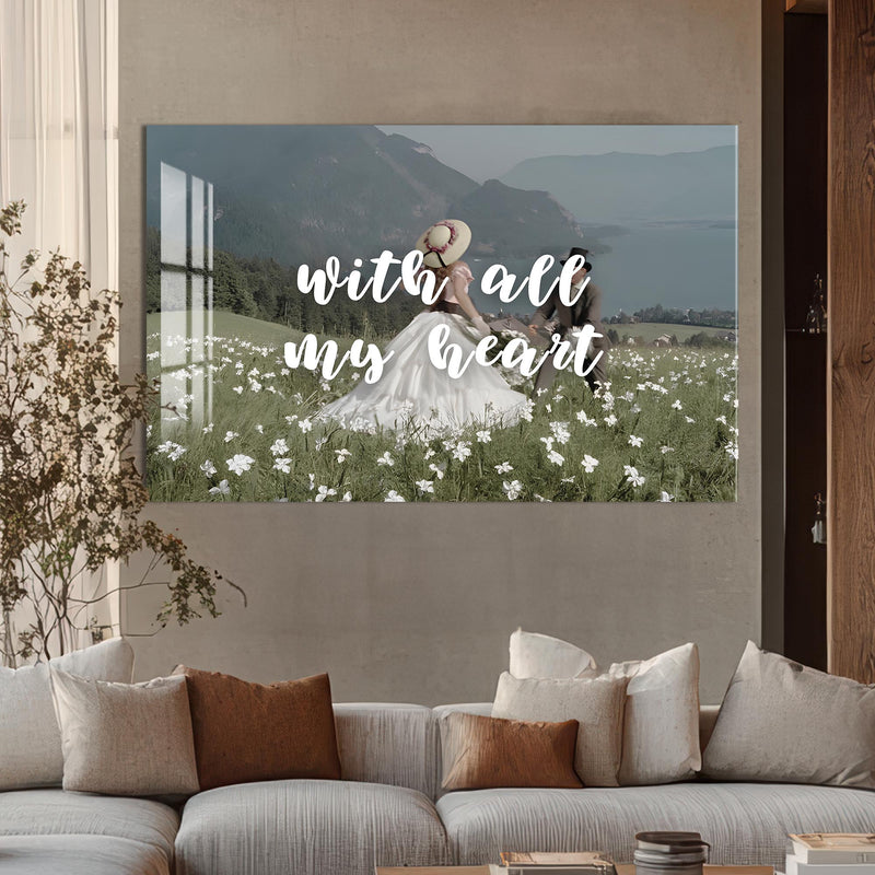 With All My Heart Cam tablo – Cam Tablo