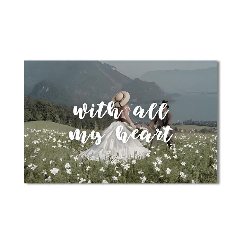 With All My Heart Cam tablo – Cam Tablo