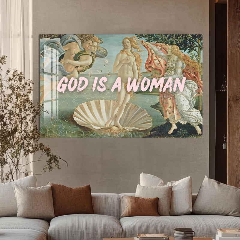 GOD IS A WOMAN Cam tablo – Cam Tablo