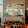 GOD IS A WOMAN Cam tablo – Cam Tablo