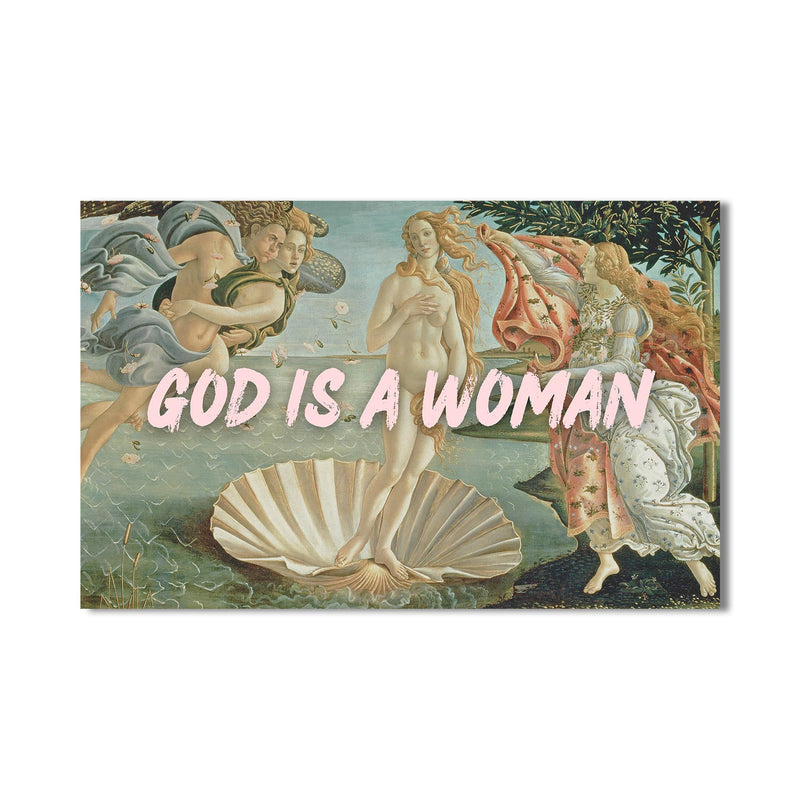 GOD IS A WOMAN Cam tablo – Cam Tablo
