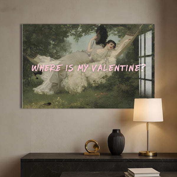 Where Is My Valentine Cam tablo