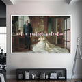 Be Mine Cam tablo – Beyaz Çerçeveli Cam Tablo