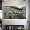 Best View Cam tablo – Beyaz Çerçeveli Cam Tablo