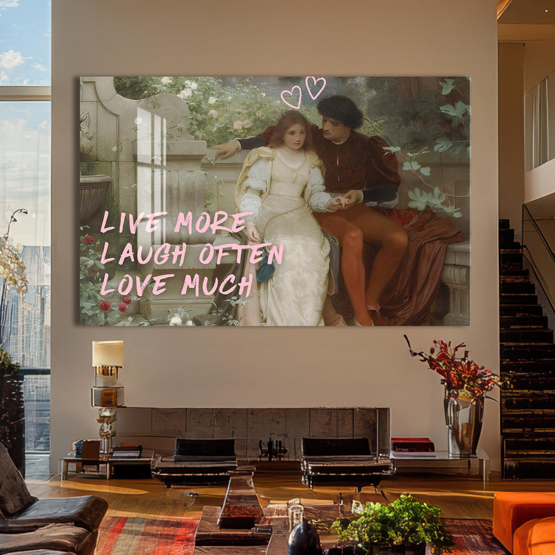 Live More, Laugh Often, Love Much Cam tablo – Cam Tablo