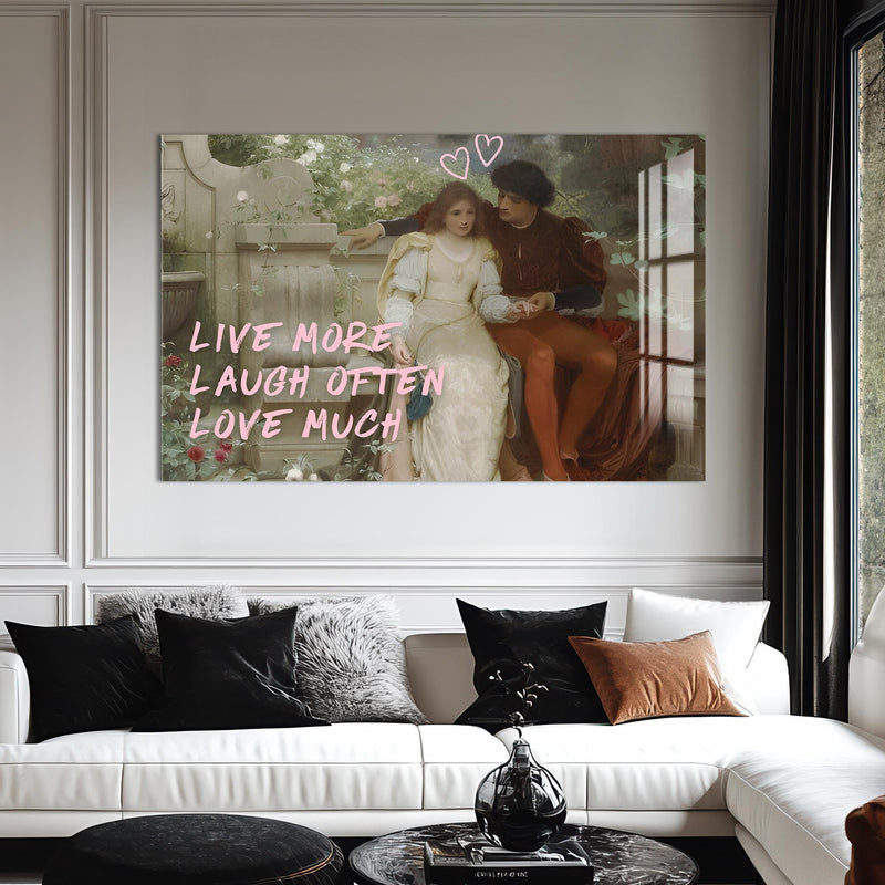 Live More, Laugh Often, Love Much Cam tablo – Cam Tablo