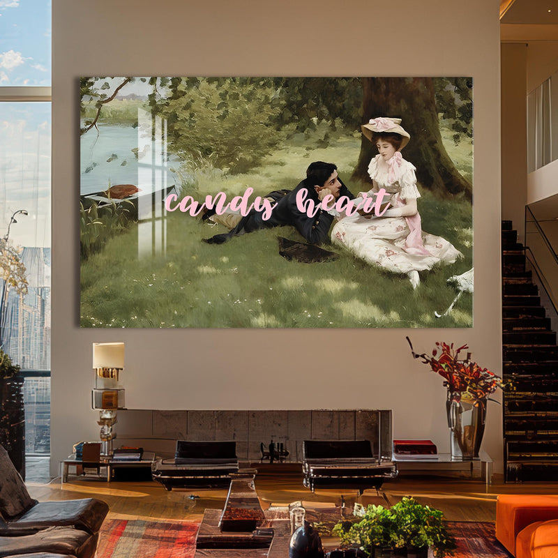 Candy Heart Cam tablo – Cam Tablo